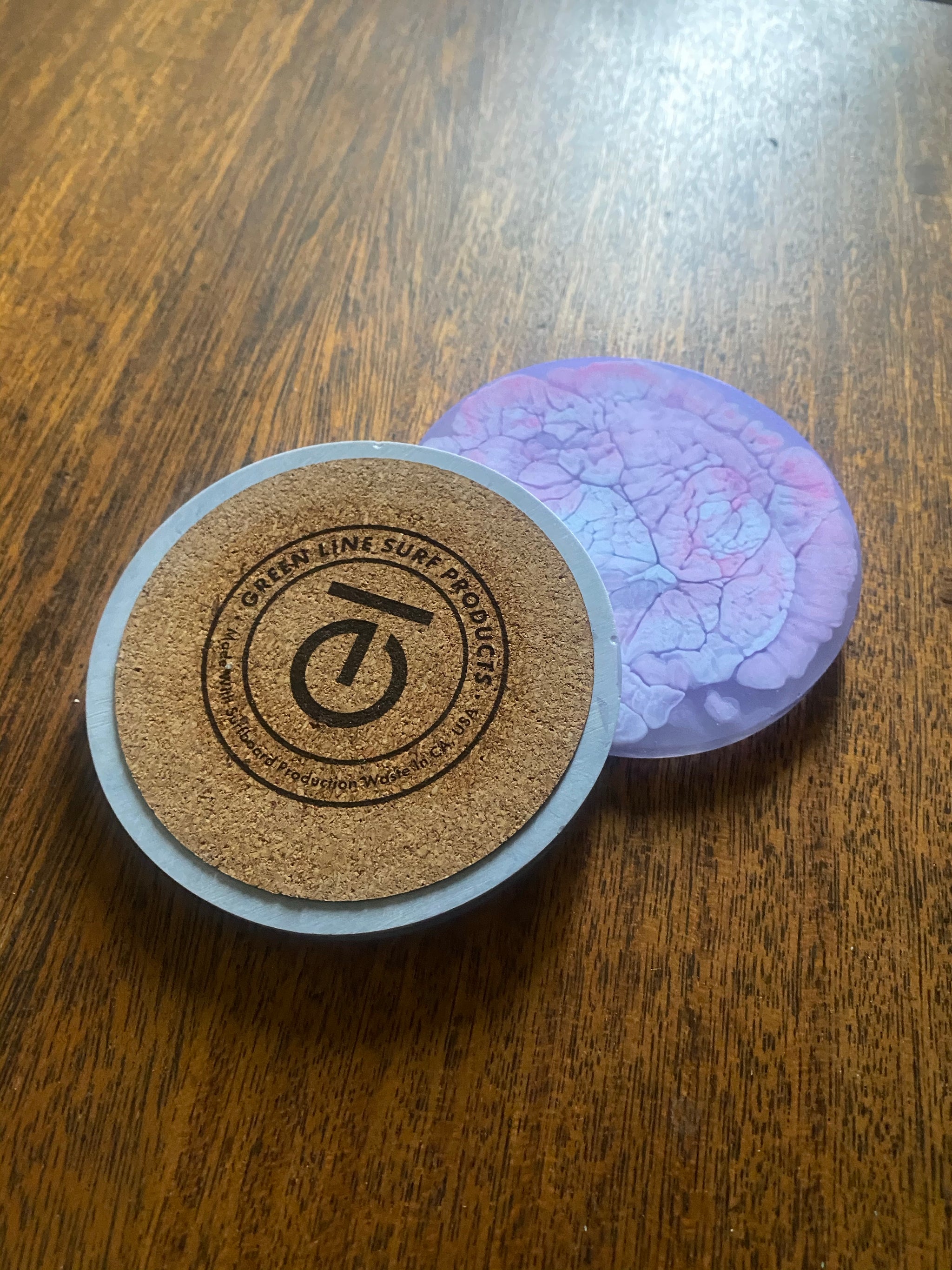EarthTech Lifestyle Upcycled Resin Coasters
